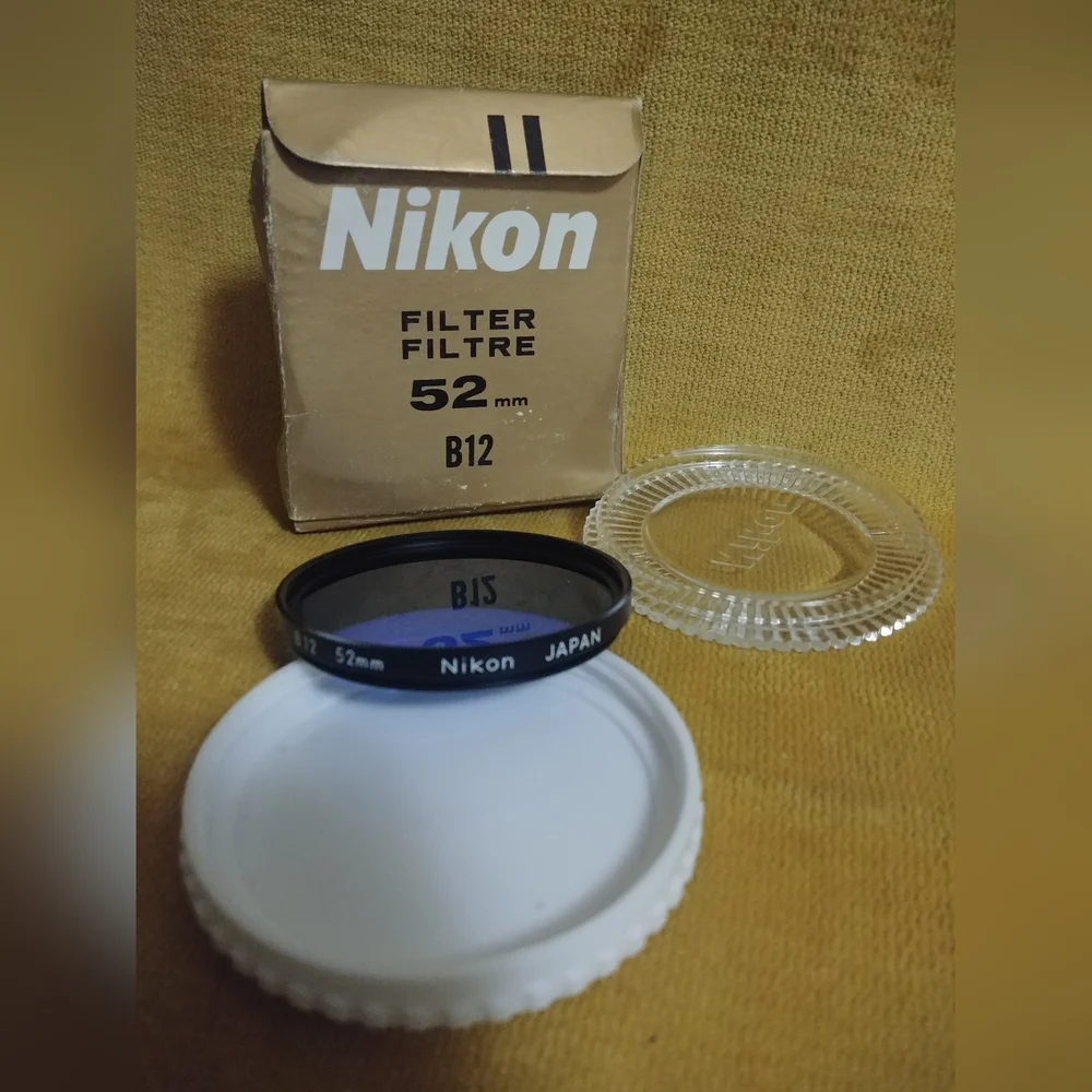 Nikon 52 mm B12 blue